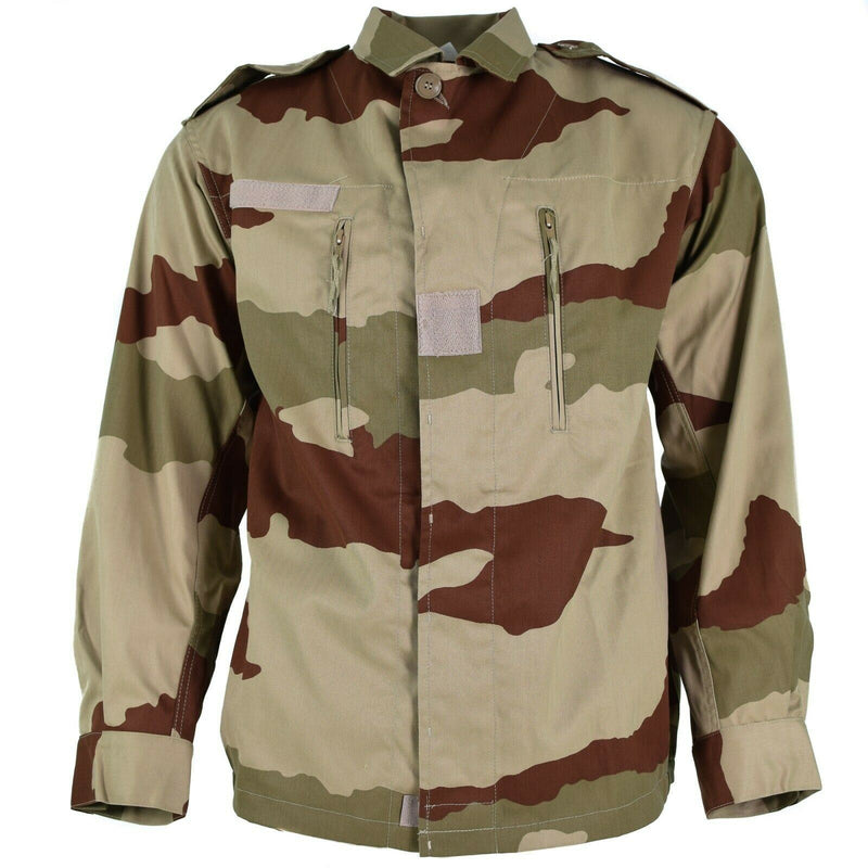 Originale F2-Jacke der französischen Armee, Wüstentarnung, französische Militär-Überschussausgabe