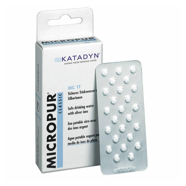 Katadyn Micropur Classic MC 1T Trinkwasserkonservierungstabletten 4er Packx25 Stück