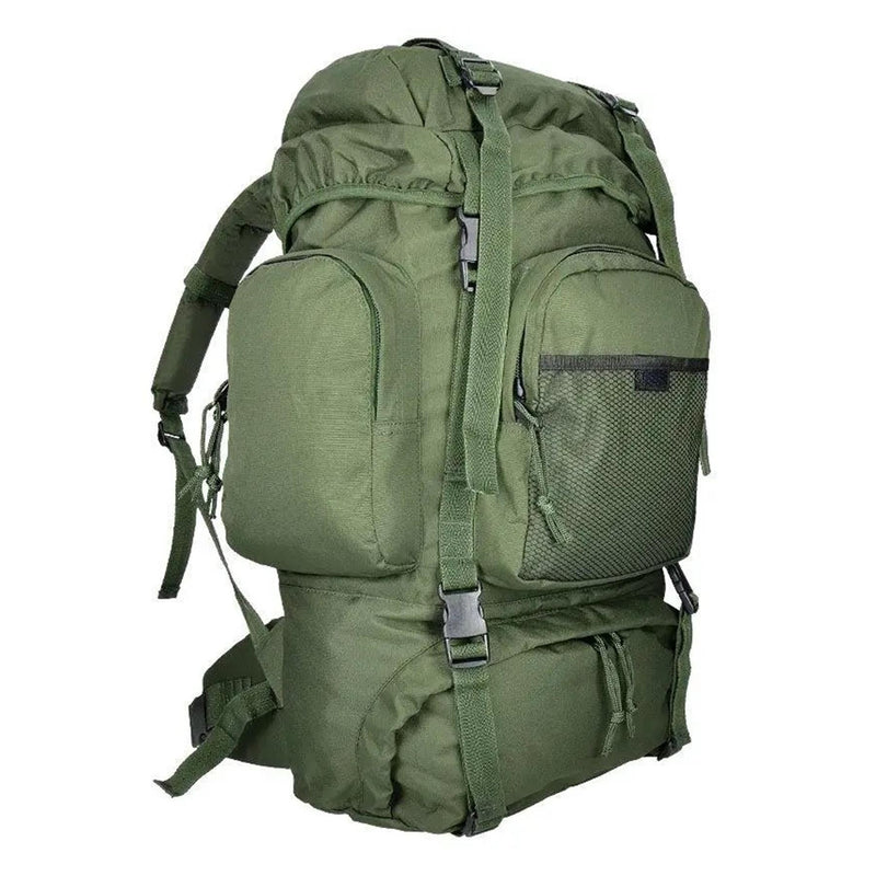 MIL-TEC COMMANDO Wanderrucksack 55 Liter wasserdichte Hülle grün großer Daypack