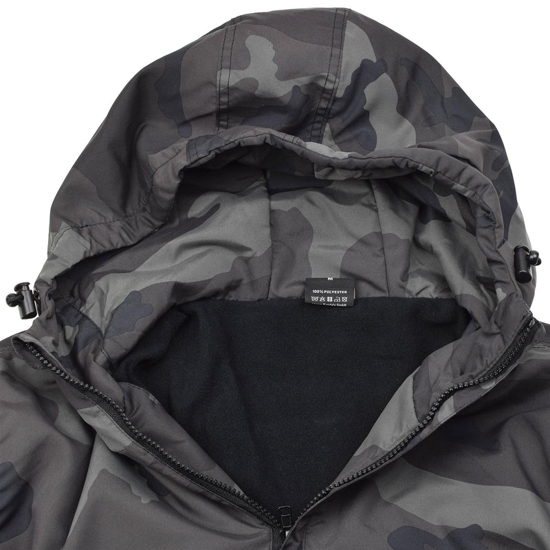 MIL-TEC Anorak Sportjacke leichte CCE Nachttarnung Kapuzensportbekleidung