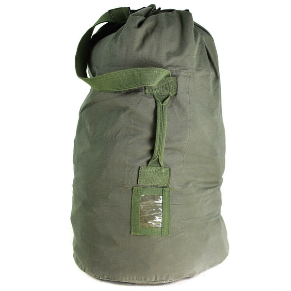 Original holländischer Militär Seesack 100Liter Ripstop Sack Canvas Kit oliv