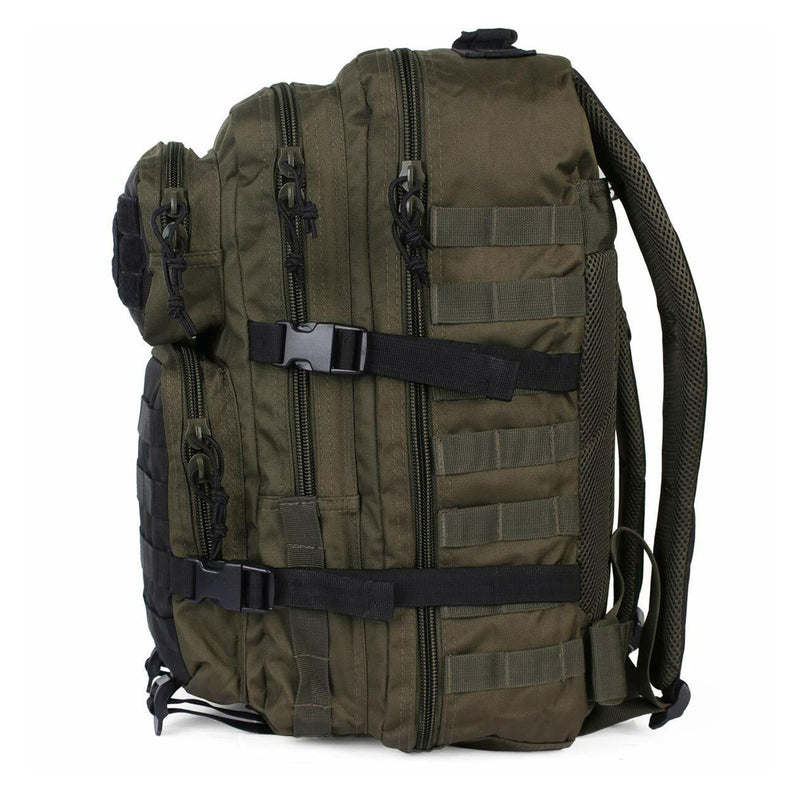 MIL-TEC US Assault Ranger Trekkingrucksack groß Camping Daypack oliv schwarz