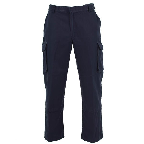 Echte britische Polizeihose, blaue Uniformhose, leichte Militär-Überschussware