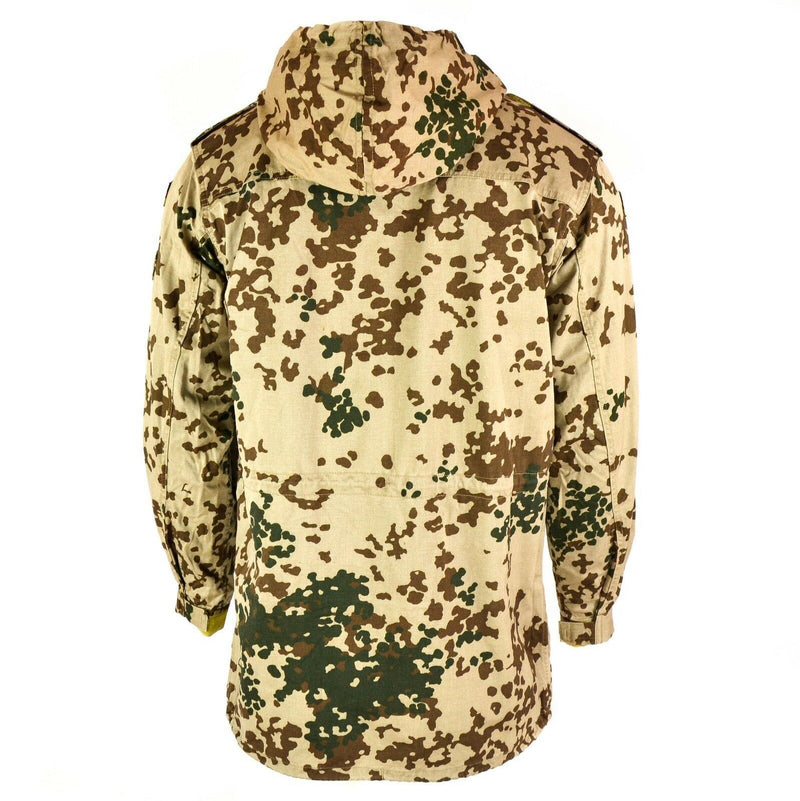 Original Bundeswehr Feldjacke Parka Armeeausgabe mit Kapuze Wüstenkampf Tropic