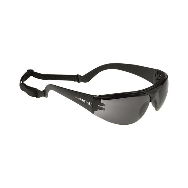 SWISS EYE breite Schutzbrille, getönte Gläser, beschlagfrei, kratzfest