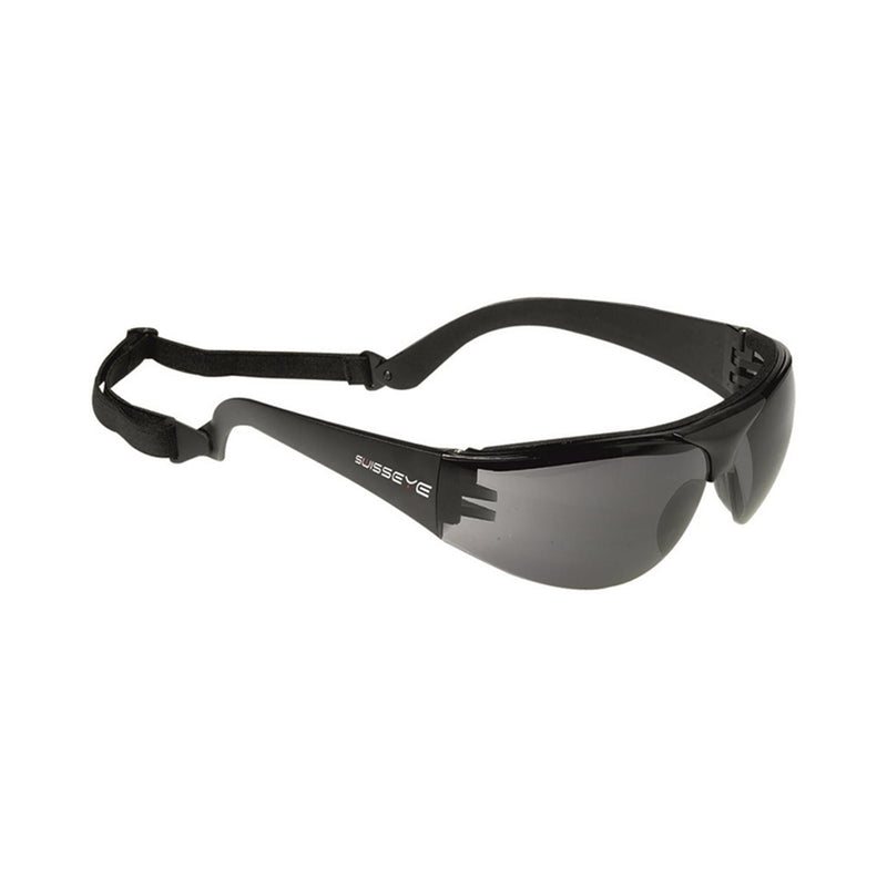 SWISS EYE breite Schutzbrille, getönte Gläser, beschlagfrei, kratzfest