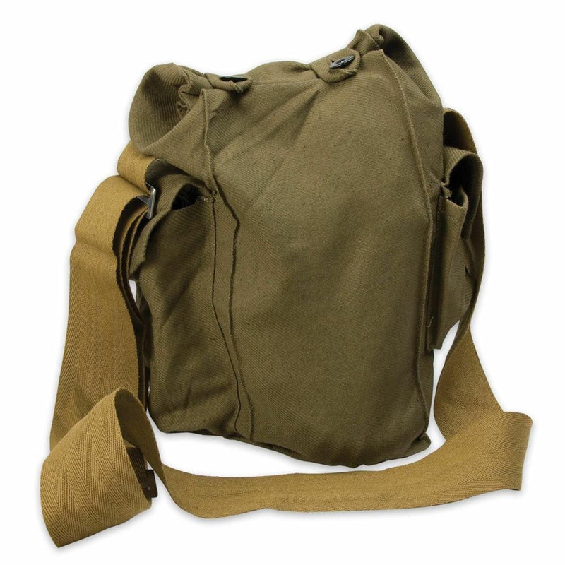 Originale Gasmasken-Schultertasche GP-5 aus Segeltuch der sowjetischen russischen Armee.