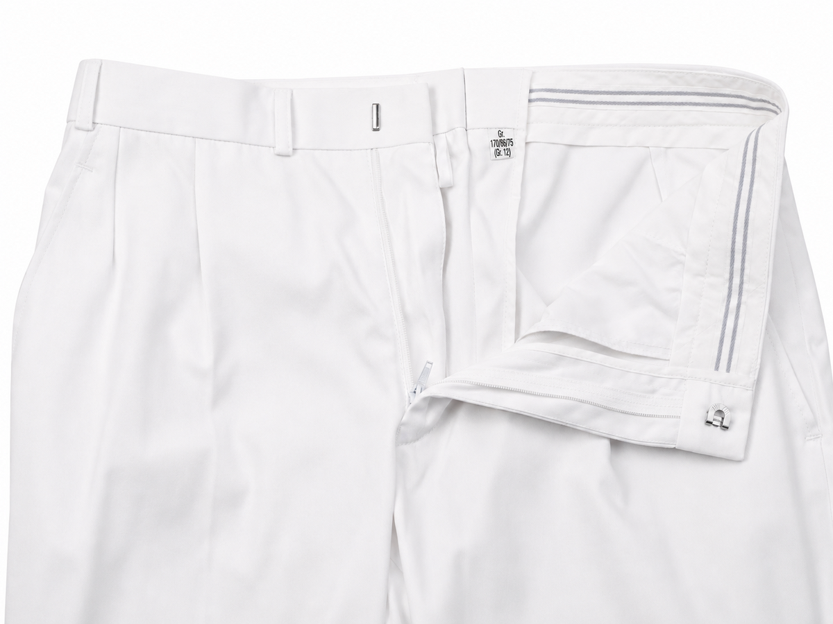 Original deutsche Militär-Marine-Anzughose, formelle Dienstuniform, weiß