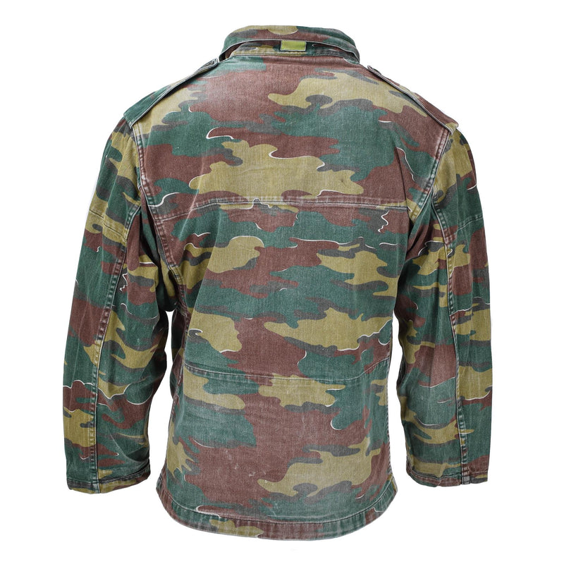 Original belgische Militärjacke M56 Jigsaw Camouflage Feldkampftruppen Armee