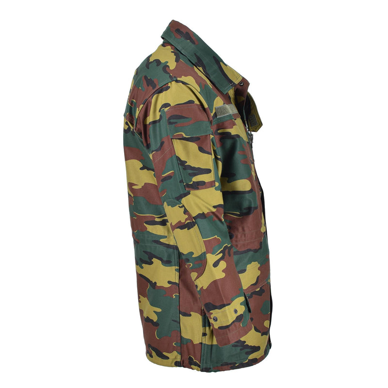 Original belgische Militärjacke, taktische Truppen, Felduniform, Puzzle, Seyntex