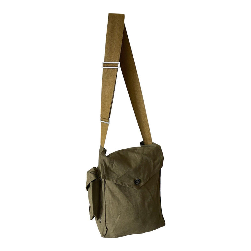 Originale Gasmasken-Schultertasche GP-5 aus Segeltuch der sowjetischen russischen Armee.