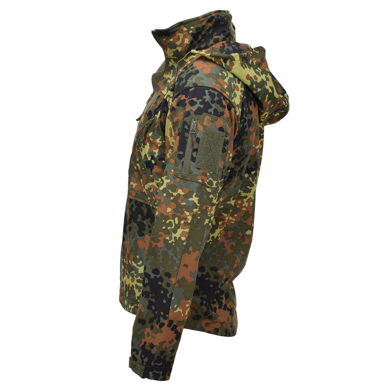MIL-TEC Softshelljacke SCU 14 Deutsch Flecktarn Outdoor Wanderoberbekleidung