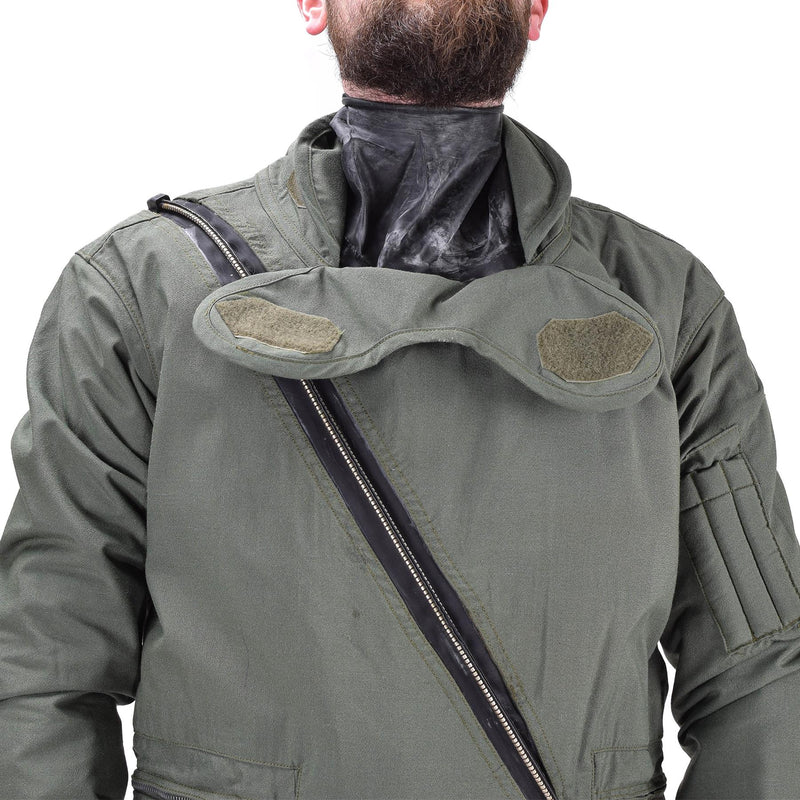 Originaler grüner Schutzanzug MK20A für britische Militärflieger