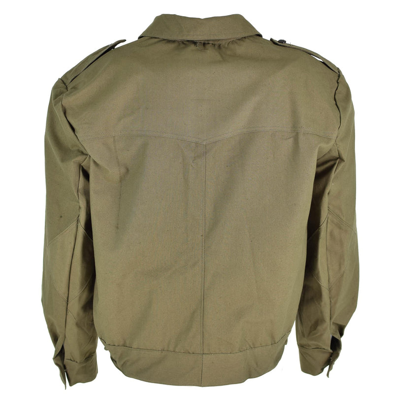 Original bulgarische Feldtruppen-Canvas-Ike-Jacke aus Militär-Überschuss