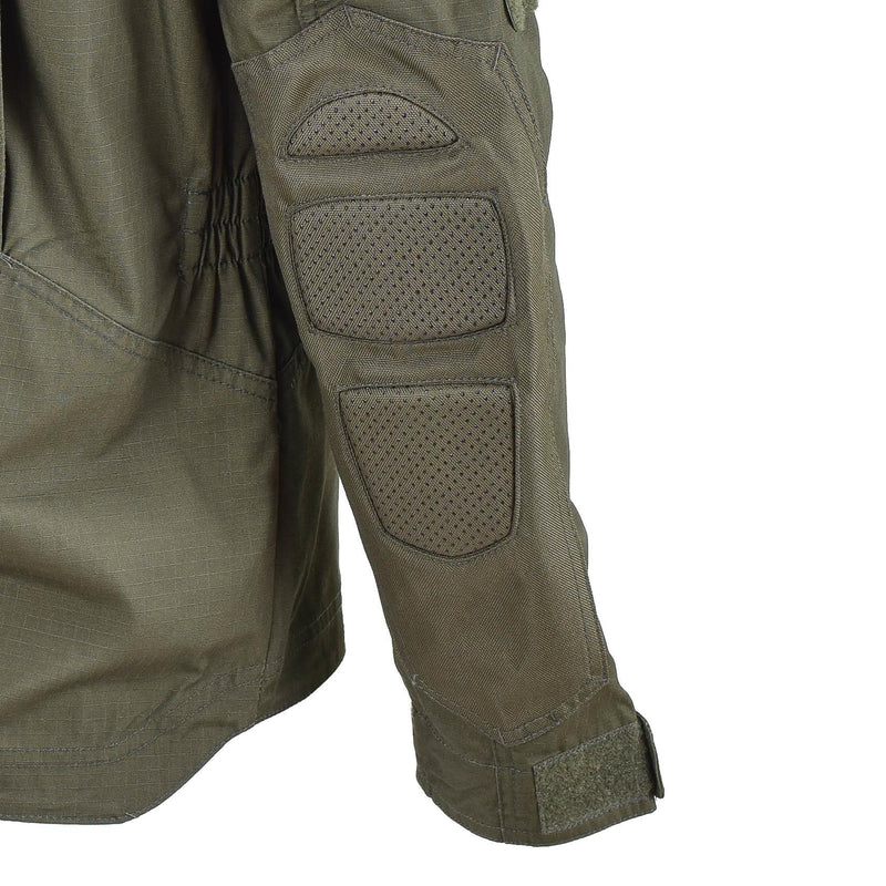 Chimera-Jacke im Militärstil der Marke Mil-Tec aus olivgrüner Ripstop-Kampfuniform