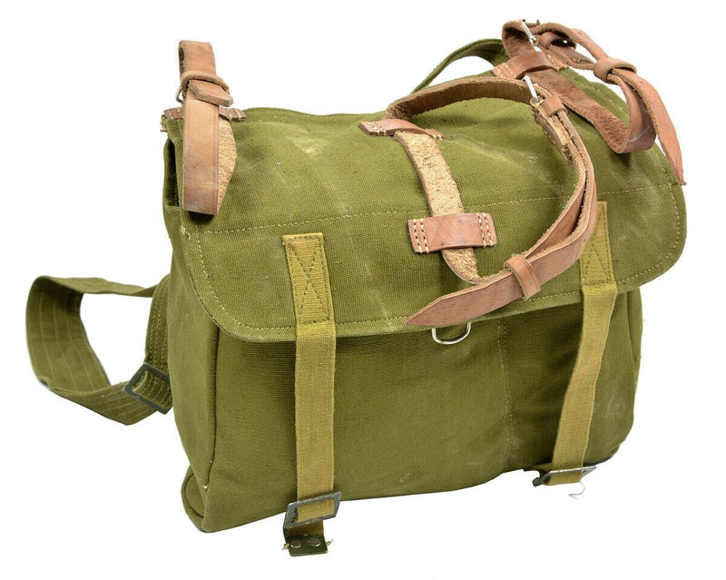 Original rumänische Armee Brotbeutel Militär Überschuss Olive Canvas Brotbeutel OD