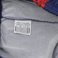 Original italienische Militär-Trainingshose, athletisch, rot gestreift, Marineblau