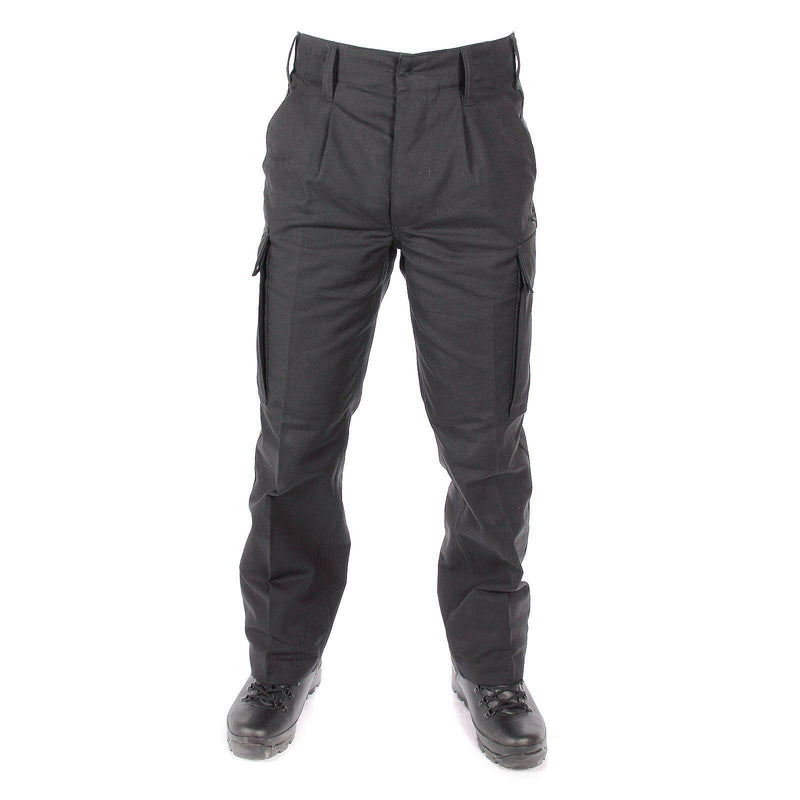 Original DEUTSCHE ARMEE MOLESKIN HOSE Feldkampfhose BW schwarz NEU