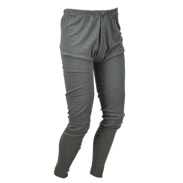 Original belgische Militär-Unterhose Thermo-Jersey-Hose oliv flammhemmend NEU