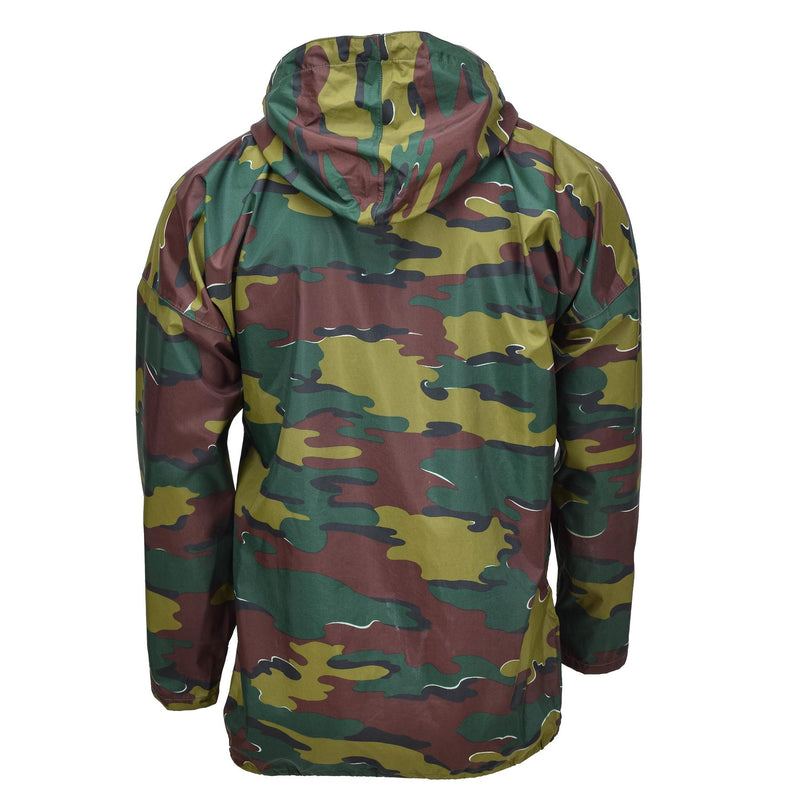 Original belgische Militär-Regenjacke mit Jigsaw-Tarnung, Seyntex-Regenmantel