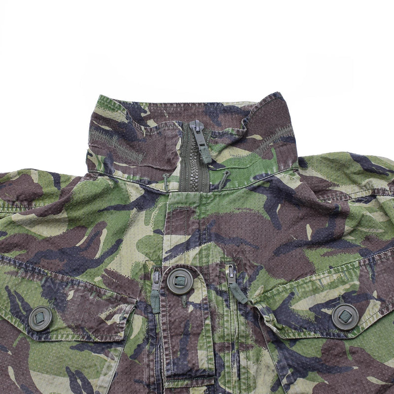 Original Britische Armee Militär Kampf DPM Dschungel Jacke Parka 95 Smock Rip Stop
