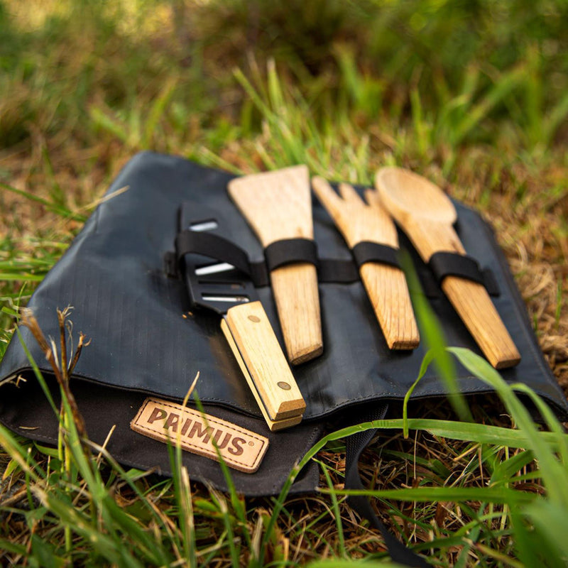 Primus CampFire Prep Set Outdoor Camping Besteck Set Wandern Messer Löffel Gabel