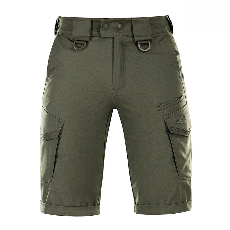 M-TAC Bermudashorts im Army-Stil, Kampfhose, dehnbares Ripstop in Militärqualität, Olivgrün