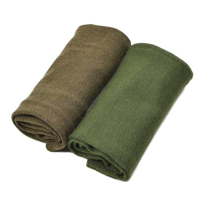 Original tschechischer Armeeschal. Armee-Schlauchschal braun Neu 2er-Set