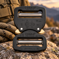 AustriAlpin COBRA PRO STYLE 38 mm Schnalle Schwarz Schnellverschluss Aluminium Schwarz