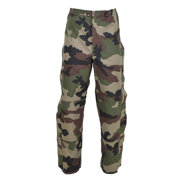 Original französische Armee Regenhose wasserdichter Trilaminat-Overall mit Hosenträgern NEU
