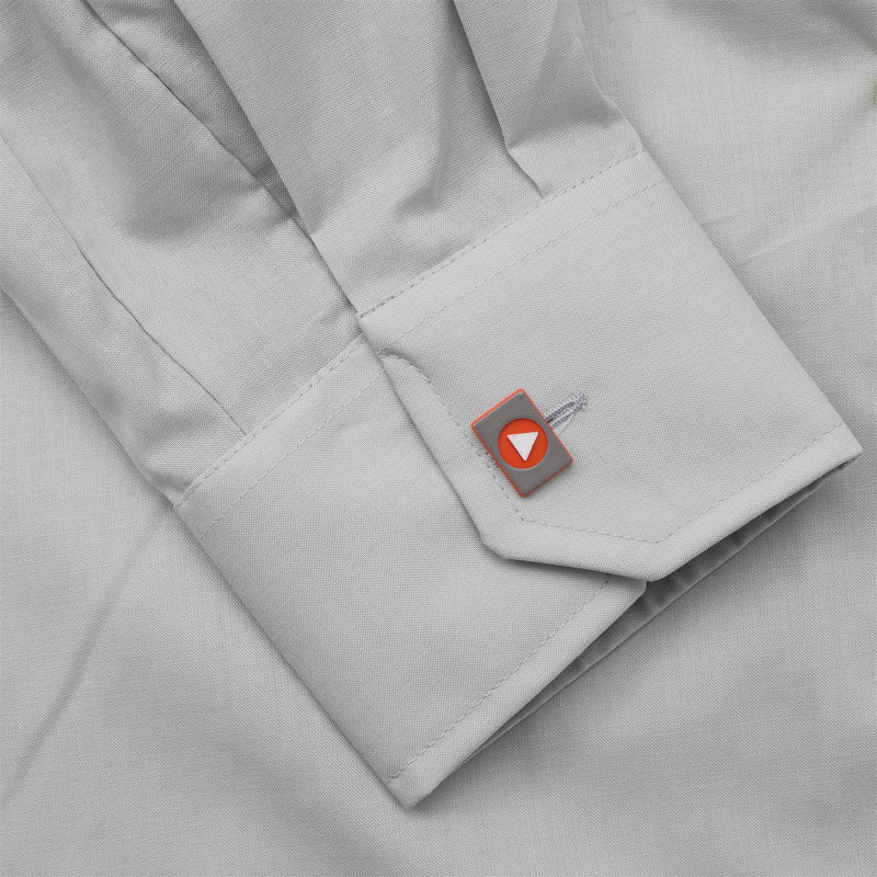 Original Österreichisches Bundesheer klassische Hemden grau langarm leichte Uniform NEU