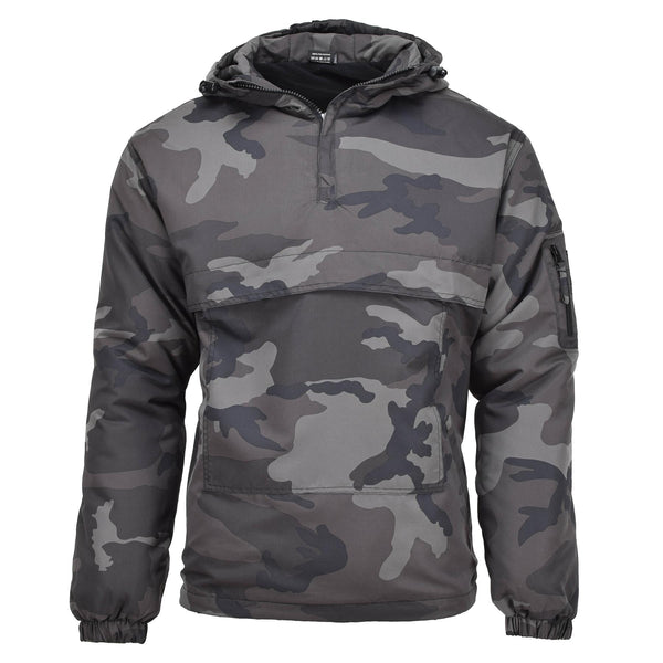 MIL-TEC Anorak Sportjacke leichte CCE Nachttarnung Kapuzensportbekleidung