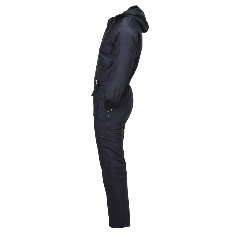 Original niederländischer Militär-Winteroverall mit Kunstpelzkapuze, warmer Overall
