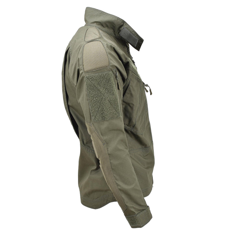 Chimera-Jacke im Militärstil der Marke Mil-Tec aus olivgrüner Ripstop-Kampfuniform