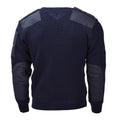 Original niederländischer militärblauer Pullover, Woll-Bodywarmer mit langen Ärmeln, NEU
