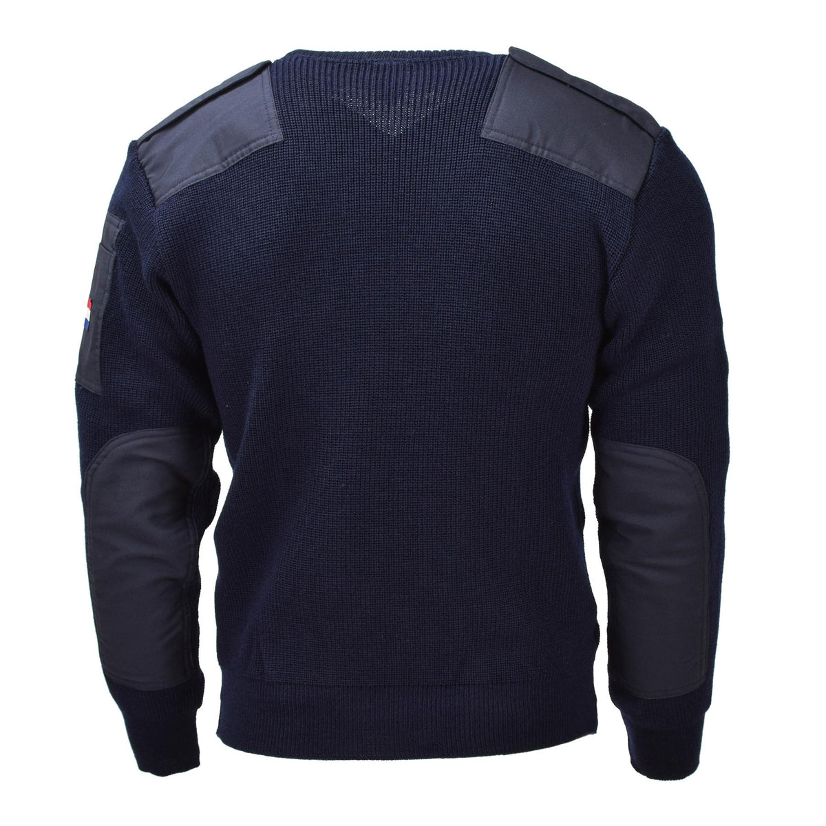 Original niederländischer militärblauer Pullover, Woll-Bodywarmer mit langen Ärmeln, NEU
