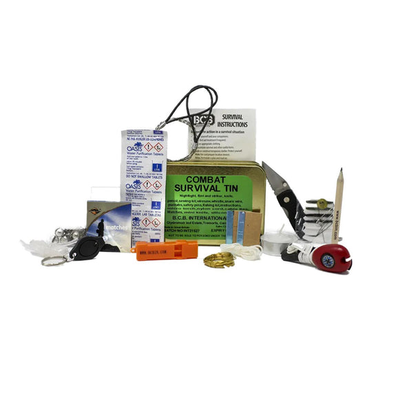 BCB Combat Survival Tin Erste Hilfe Set Outdoor Camping Survival Kit ungefährlich