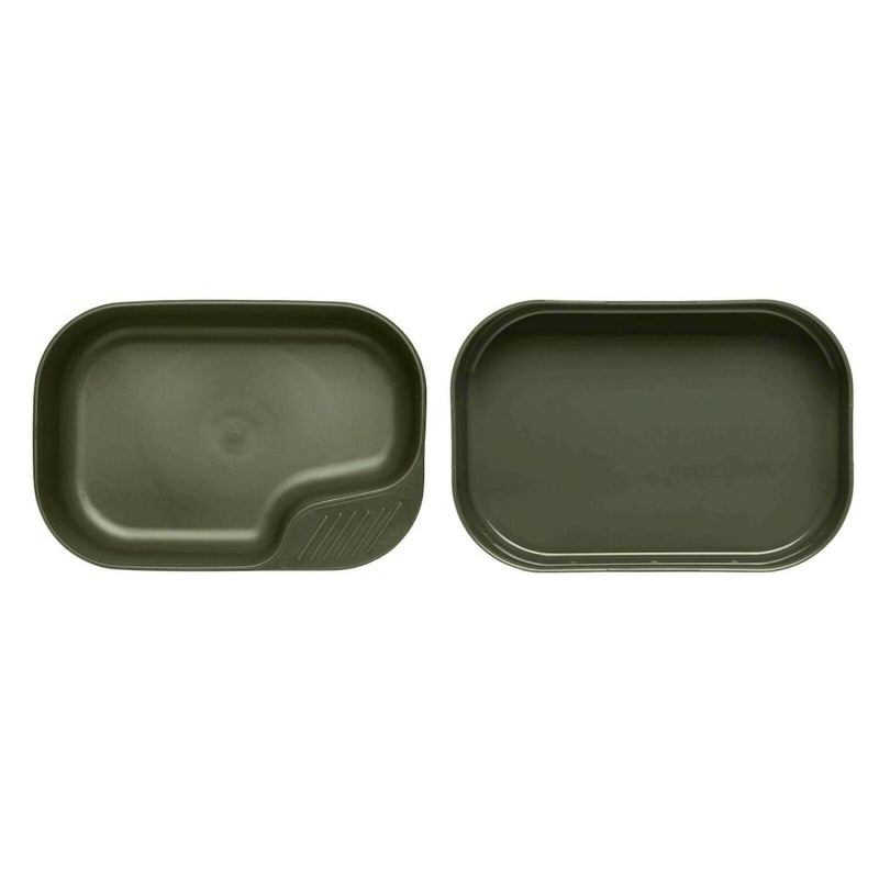Marke Swedish Wildo Camp nur eine Box Olivgrünes Camping-Set mit Tellern, leicht