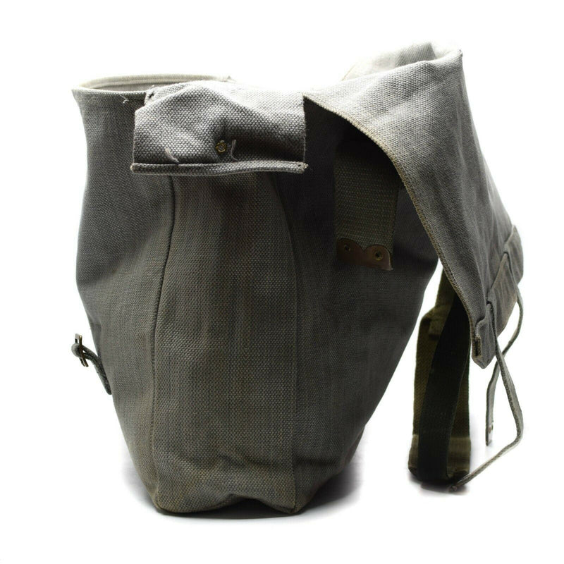 Original britische Armee M37 Brotbeutel Canvas grau Pack Militär große Seitentasche