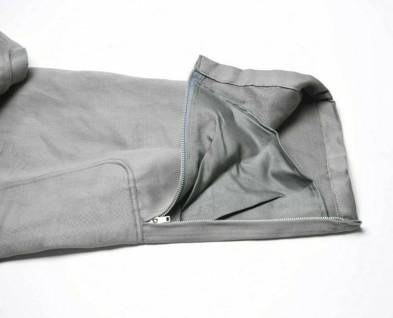 Original italienischer Armee-Overall, militärgrau, Overall, Reißverschluss vorne, NEU