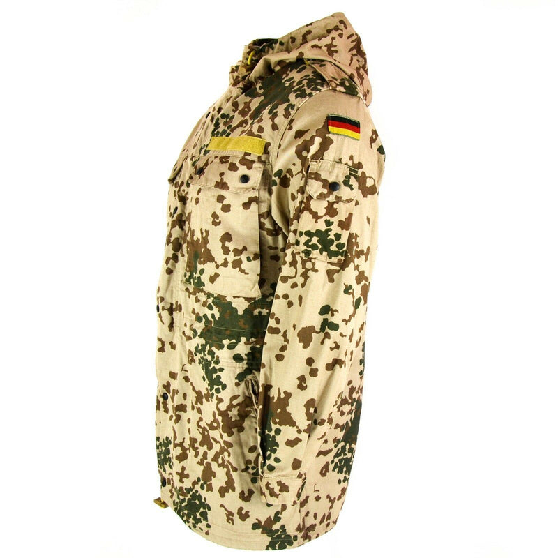 Original Bundeswehr Feldjacke Parka Armeeausgabe mit Kapuze Wüstenkampf Tropic