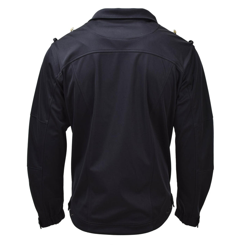 Original Bundeswehr Marine Reißverschlussjacke schwarz Softshell hoher Kragen Kampf NEU