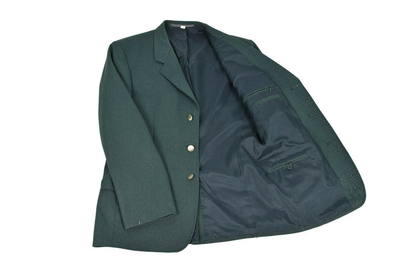 Original Deutsche Polizeijacke Grün Formelle Uniform Militär NEU