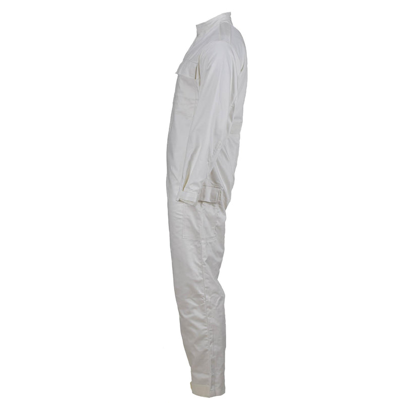 Original weißer Overall des britischen Militärs, leichte, geräumige Passform, NEU