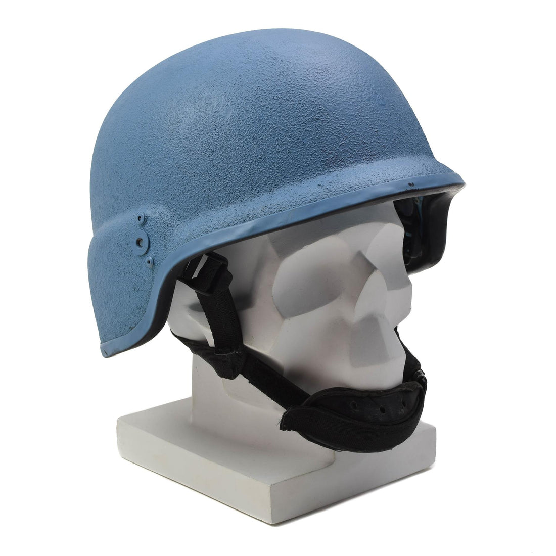 Original deutscher Militär-Kevlar-Helm, überschüssige Kopfbedeckung, Sammlerstück, UN-Blau