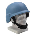 Original deutscher Militär-Kevlar-Helm, überschüssige Kopfbedeckung, Sammlerstück, UN-Blau