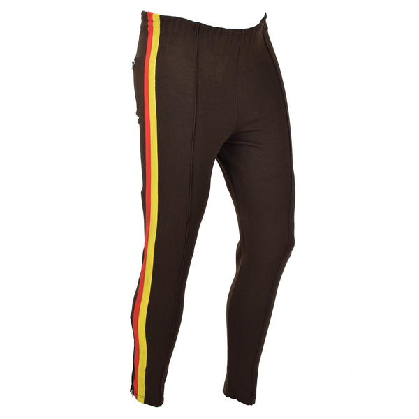 Original deutsche Armee NVA braune Sport Jogginghose Training Activewear Hose