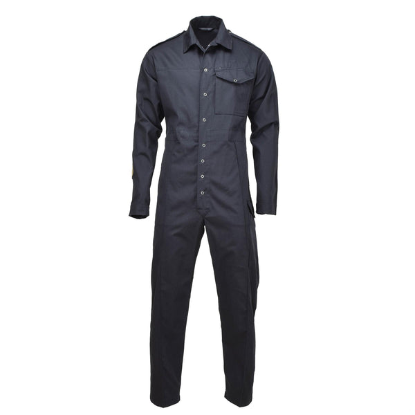 Original britischer Militär-Mechaniker-Overall, Arbeitskleidung, Uniform, Arbeitsoverall, schwarz