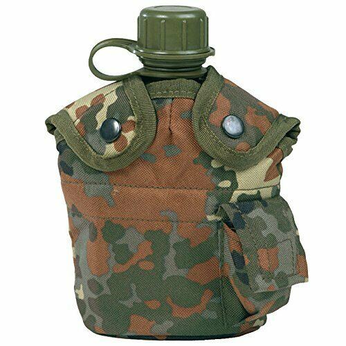 Feldflasche M1 im US Army-Stil mit Deckel und Alice-Clips US-Militär