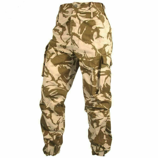 Echte britische Armee Kampfhose Wüsten Militärhose winddicht NEU
